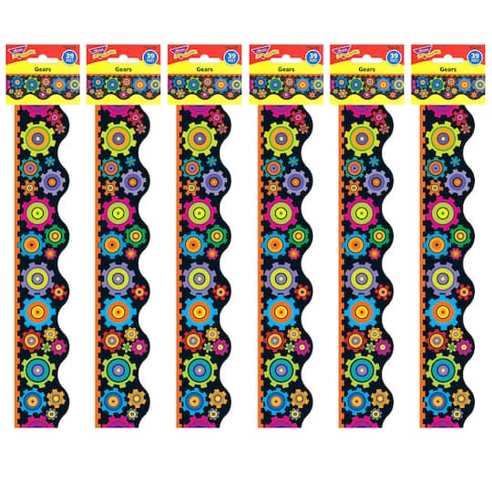 Trend Enterprises® Terrific Trimmers® Gears Borders, 234ft.